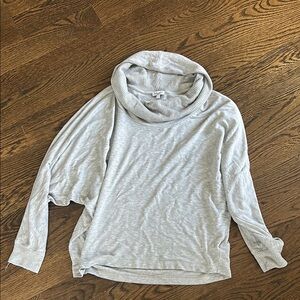 Gray Cowl Neck Women's Sweater